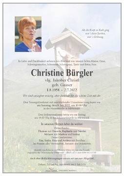 Christine Bürgler